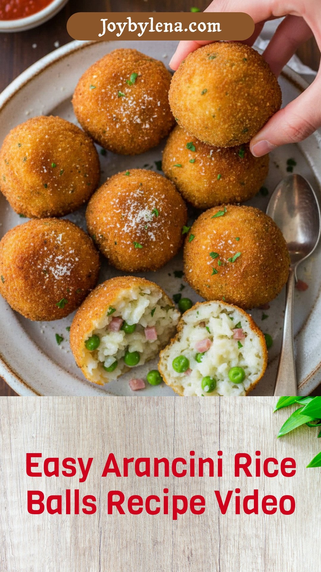 Arancini Rice Balls Recipe (VIDEO)