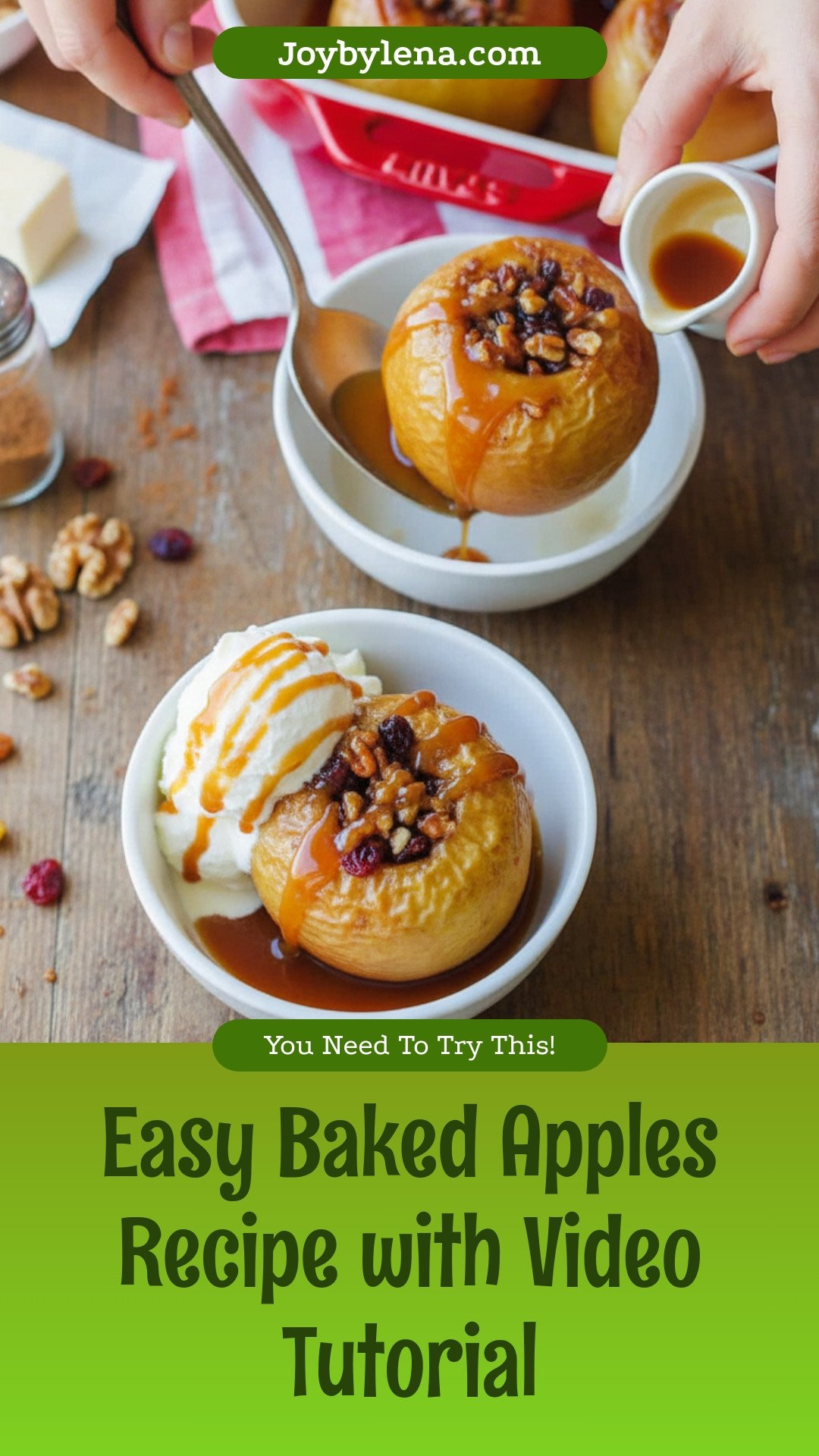 Baked Apples Recipe (with Video)