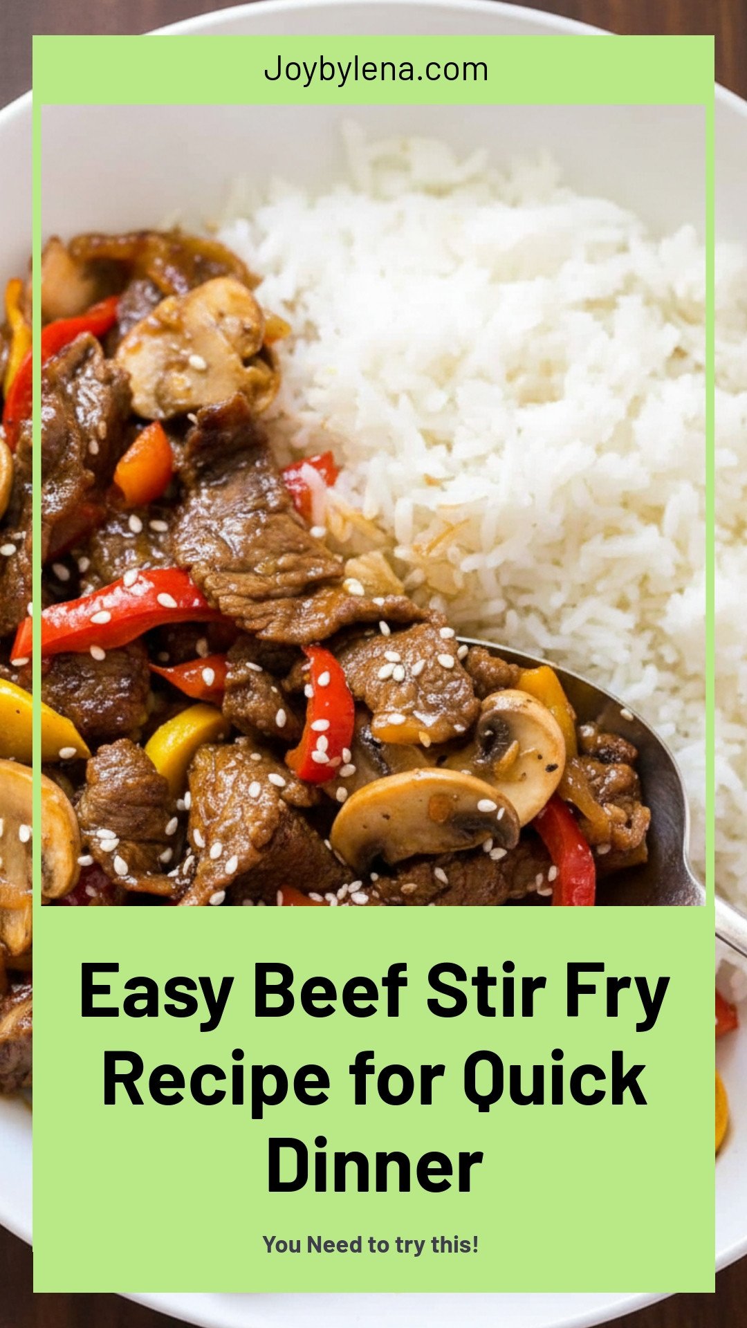 Easy Beef Stir Fry Recipe