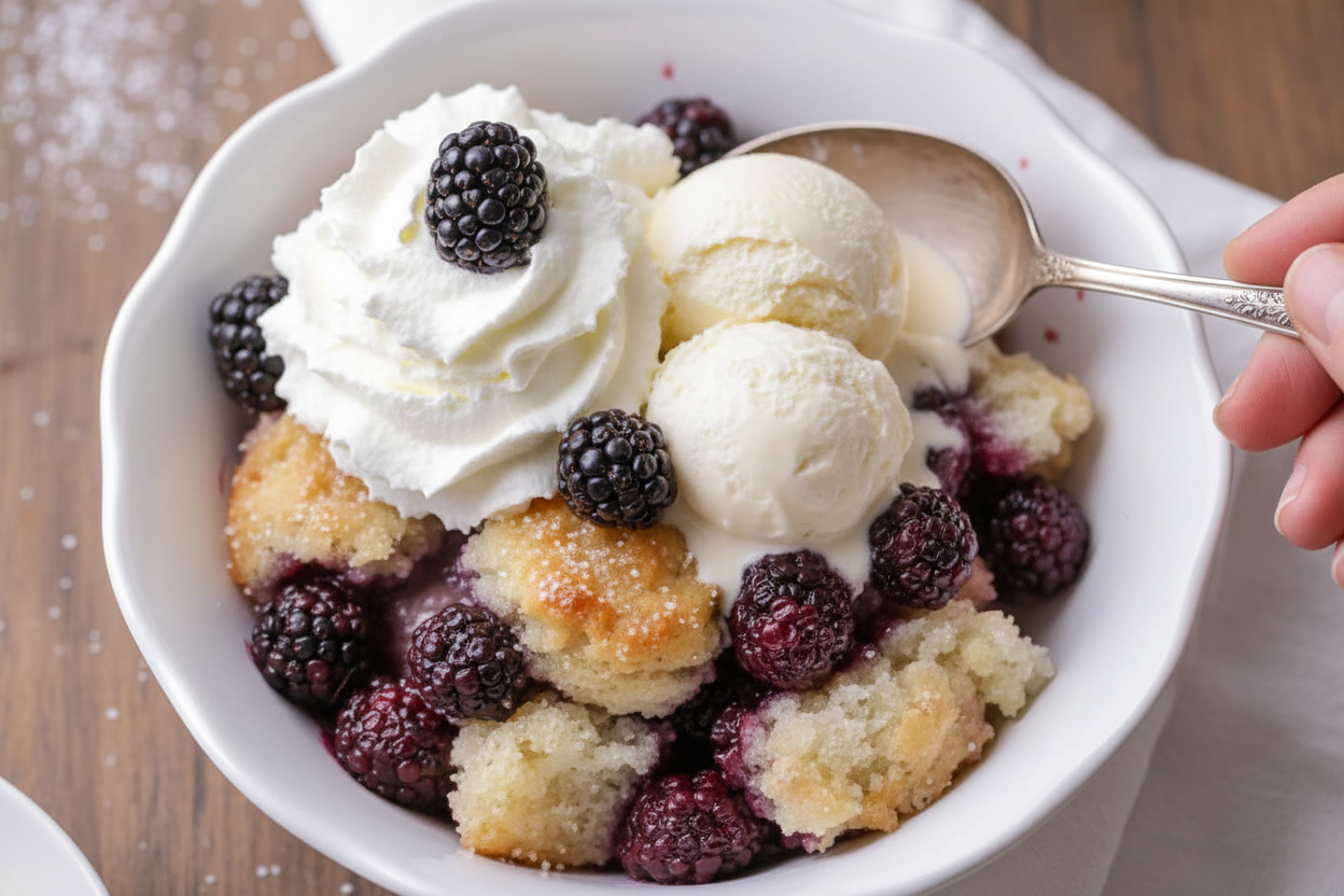 Easy Blackberry Cobbler Recipe