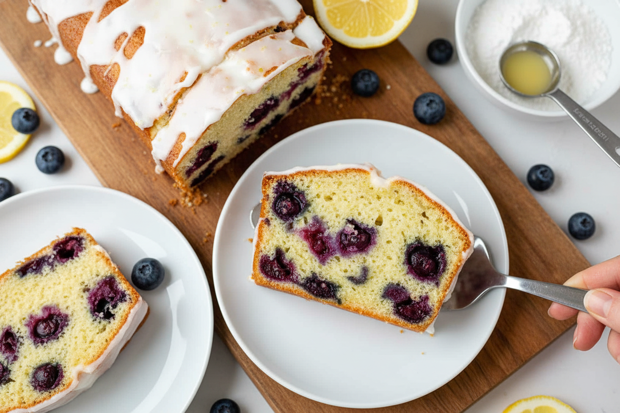 Easy Blueberry Bread Recipe Video Tutorial