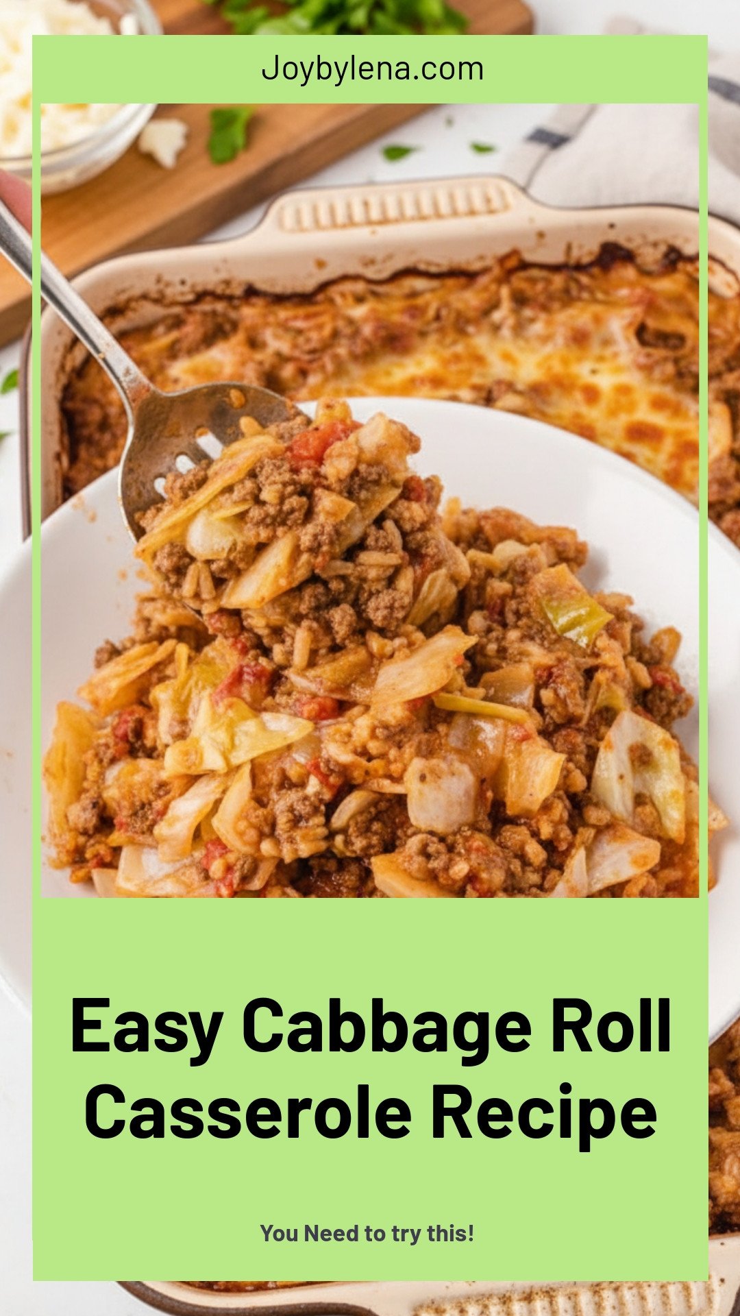 Cabbage Roll Casserole