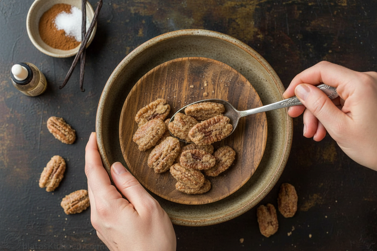 Easy Candied Pecans Recipe Video Tutorial