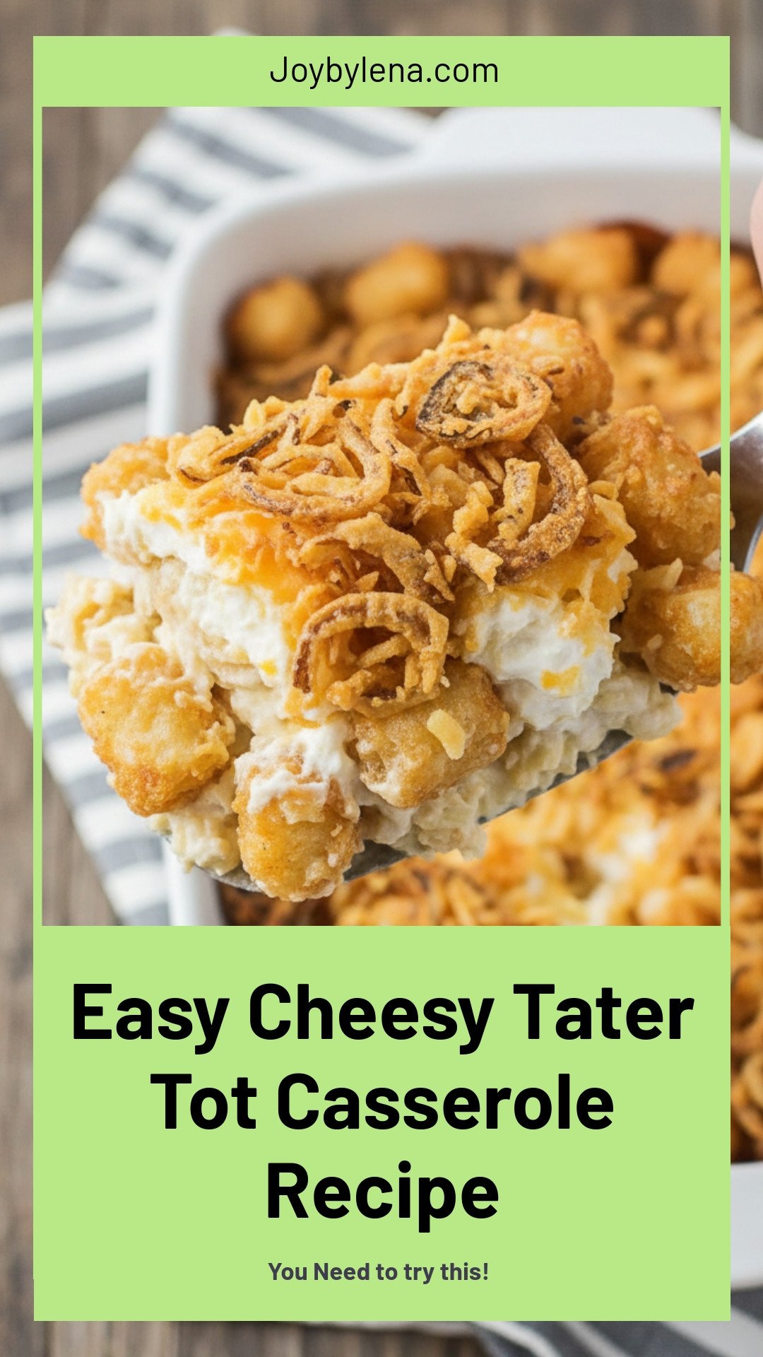 Cheesy Tater Tot Casserole