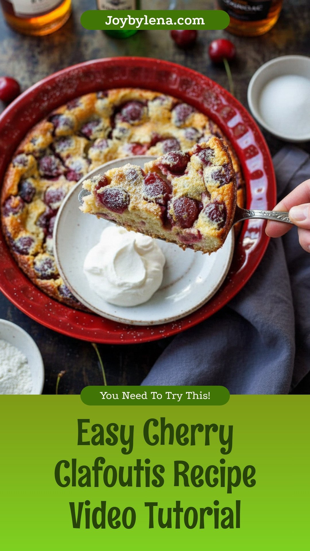 Cherry Clafoutis Recipe (VIDEO)