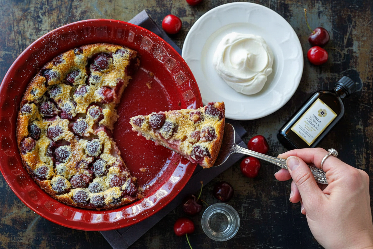 Easy Cherry Clafoutis Recipe Video Tutorial
