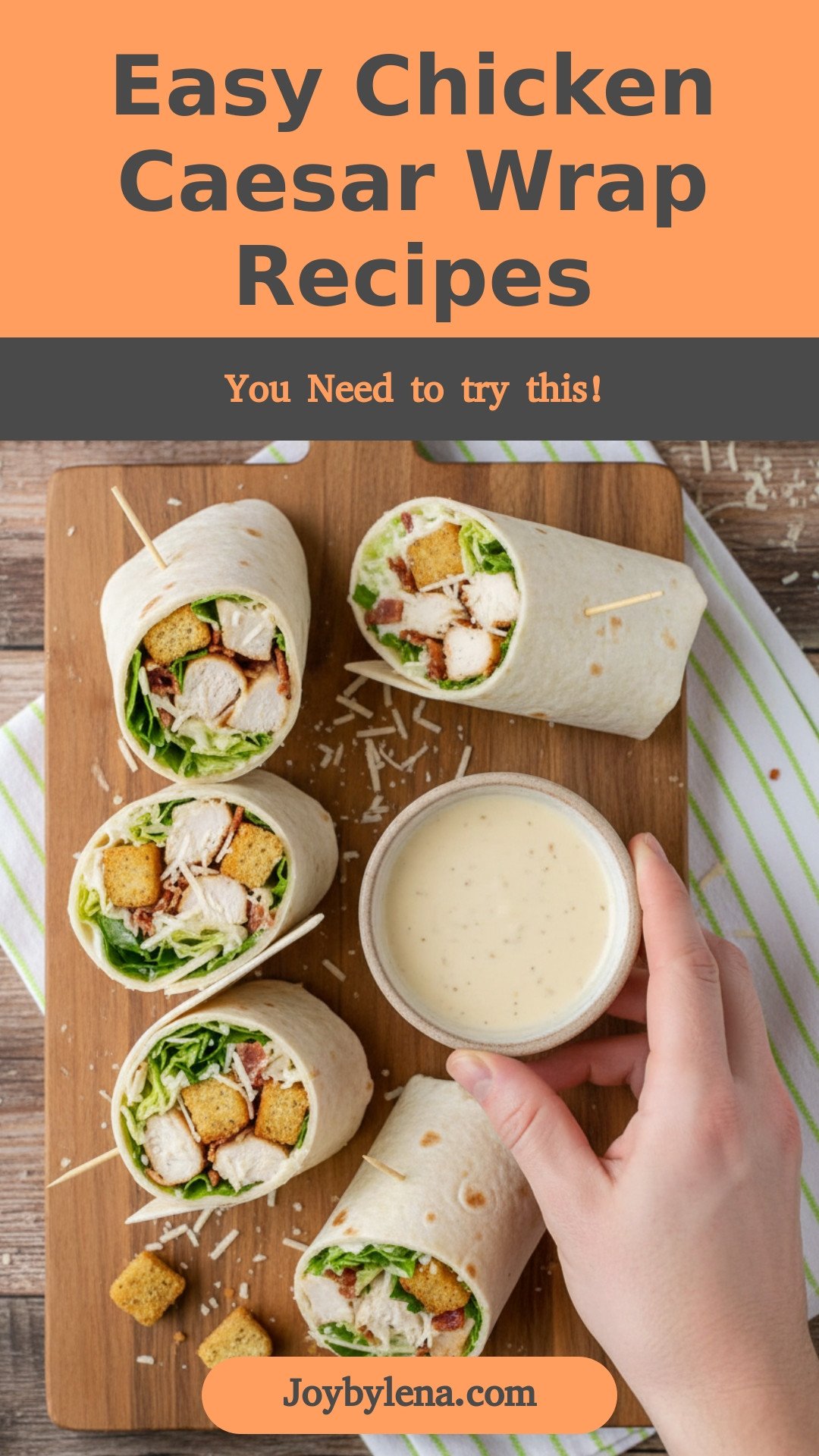 Chicken Caesar Wraps