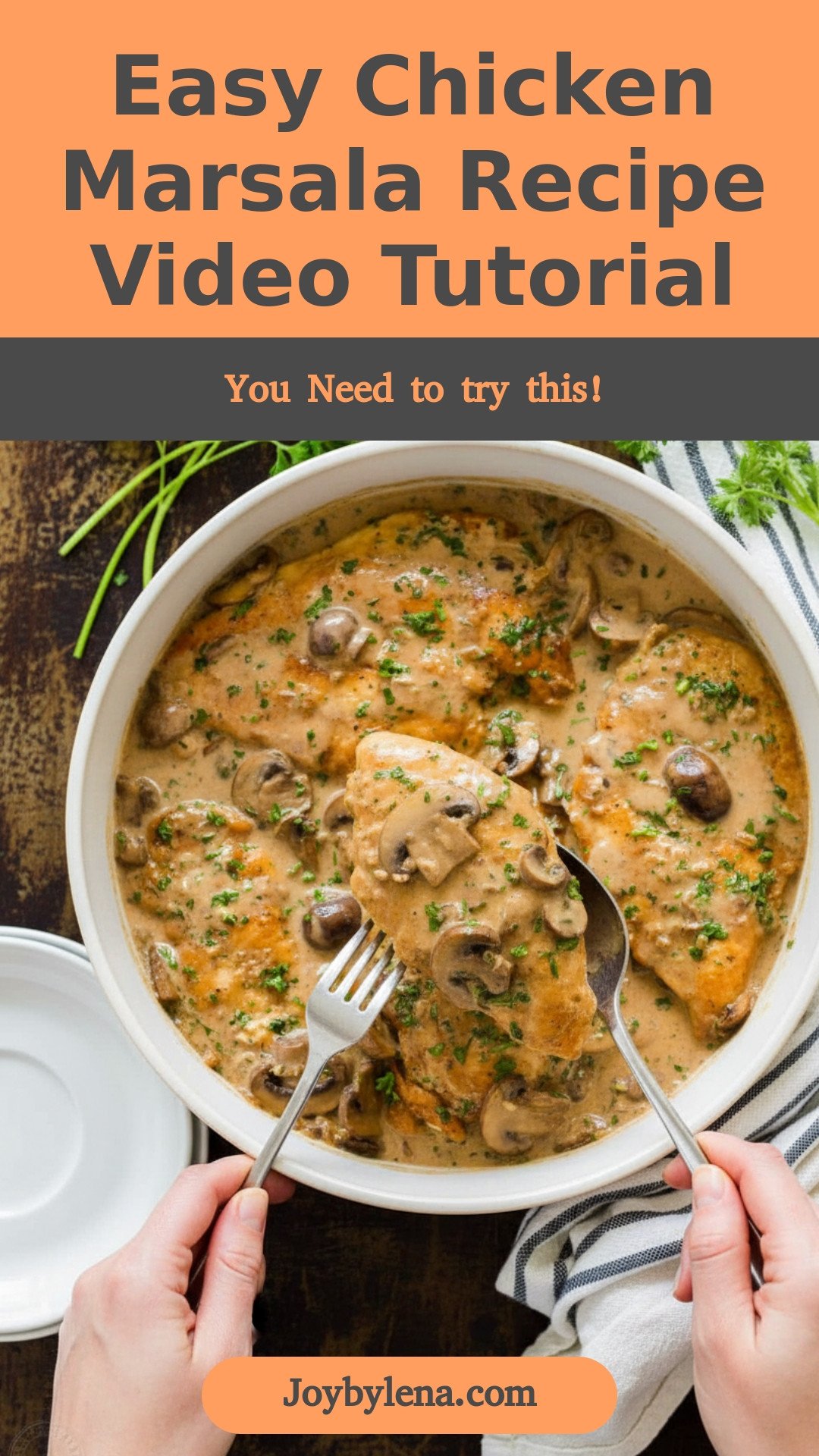 Chicken Marsala Recipe (VIDEO)