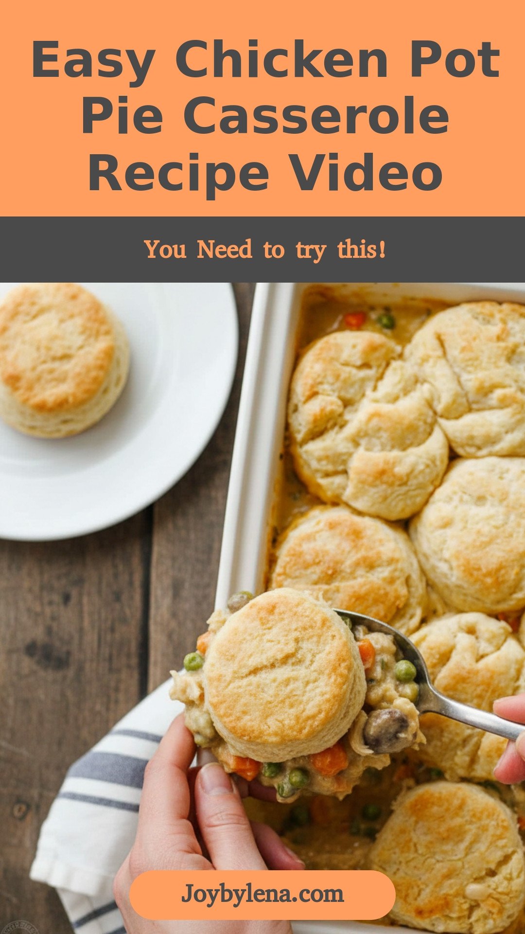 Chicken Pot Pie Casserole (VIDEO)