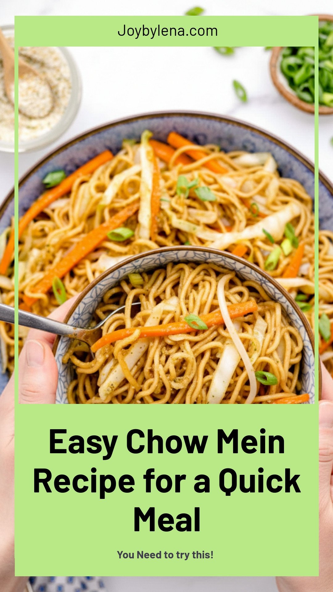 Chow Mein Recipe