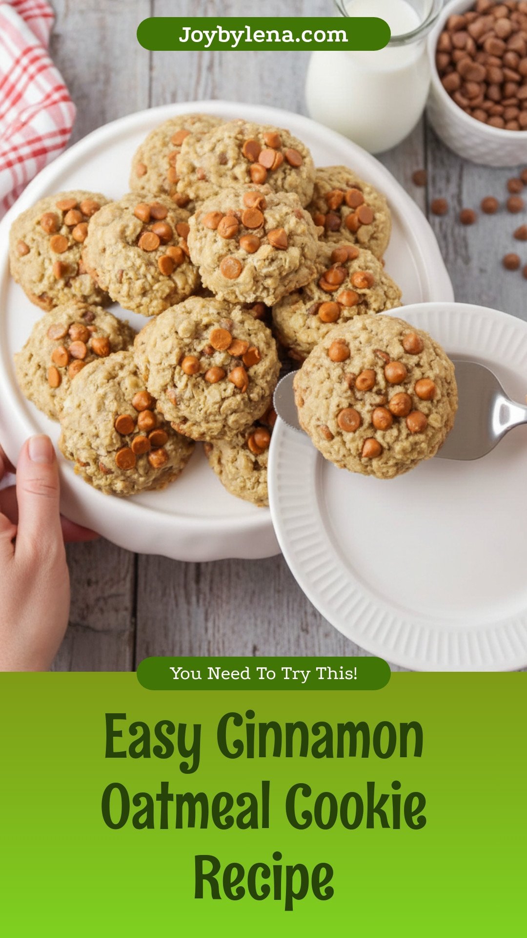 Cinnamon Oatmeal Cookies