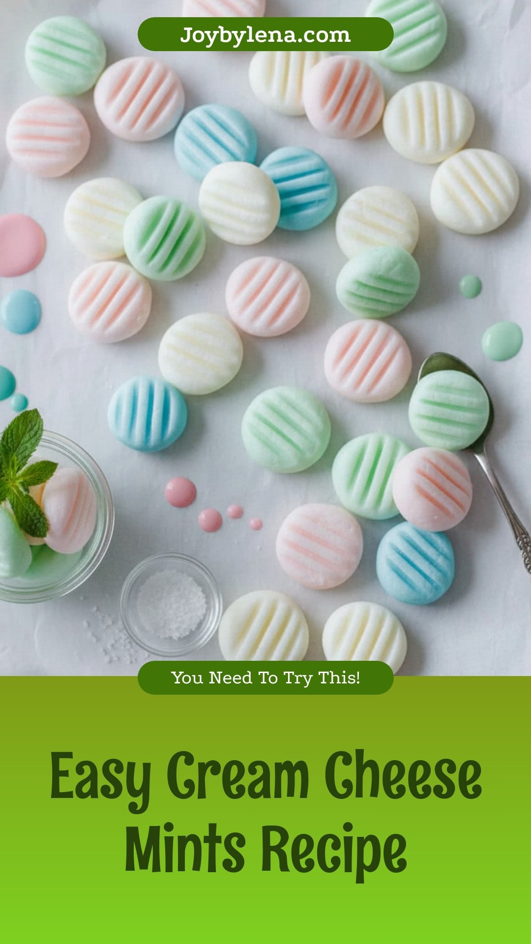 Cream Cheese Mints Recipe