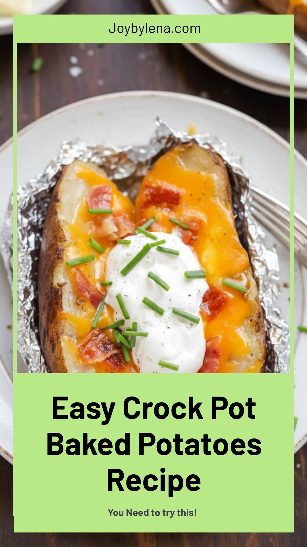 Crock Pot Baked Potatoes