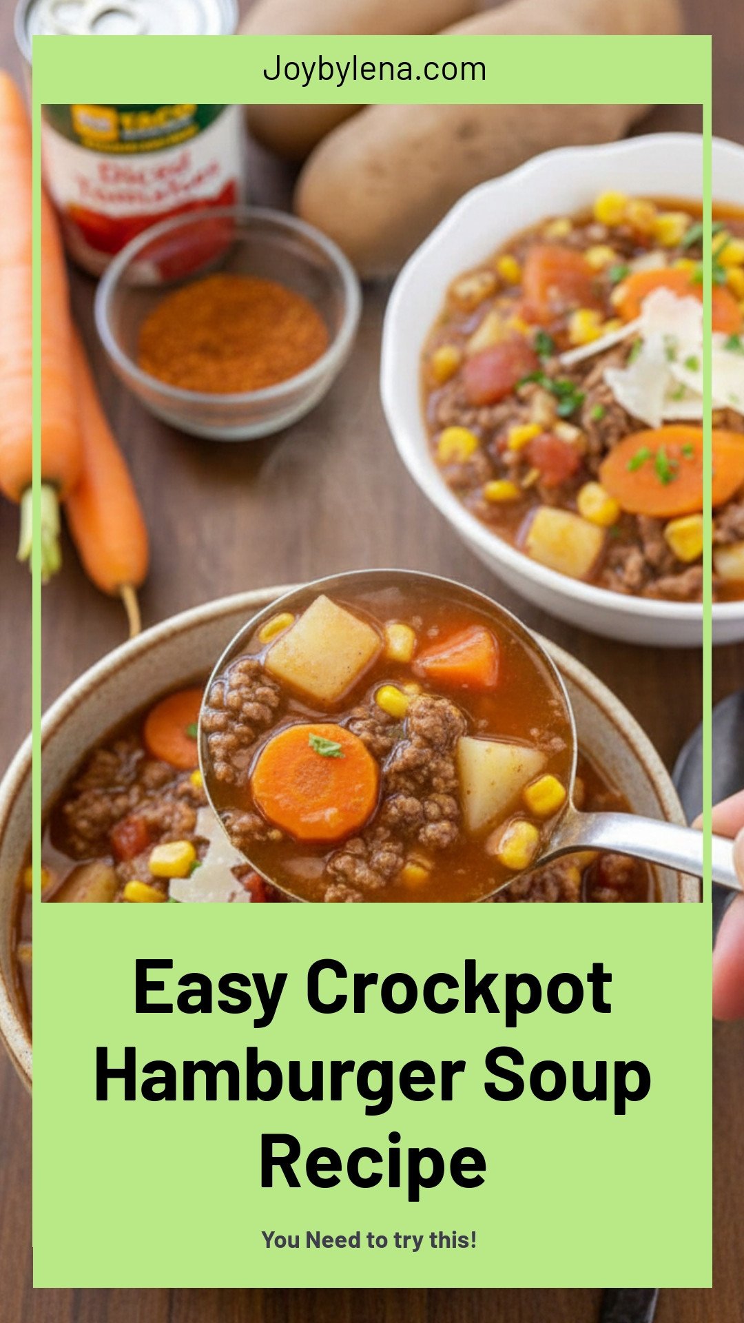 Crockpot Hamburger Soup