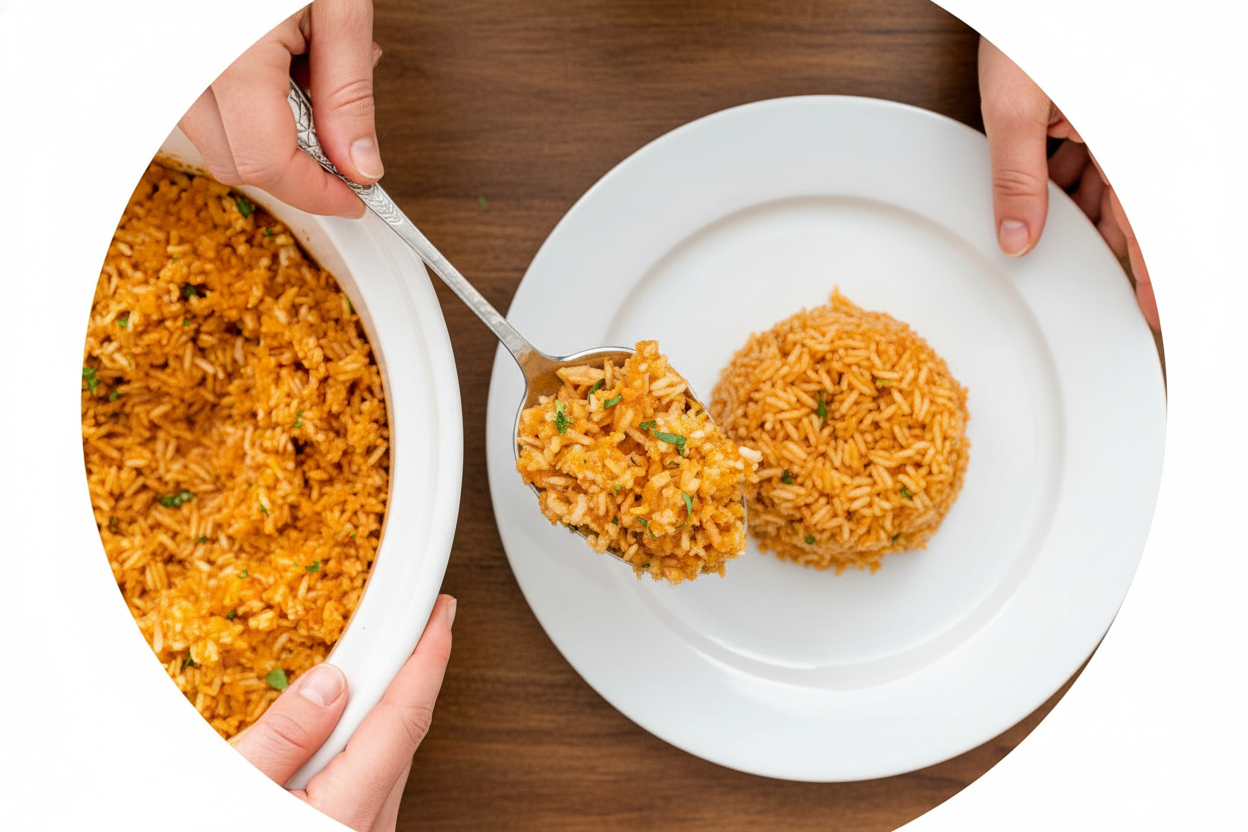 Easy Crockpot Spanish Rice Recipe