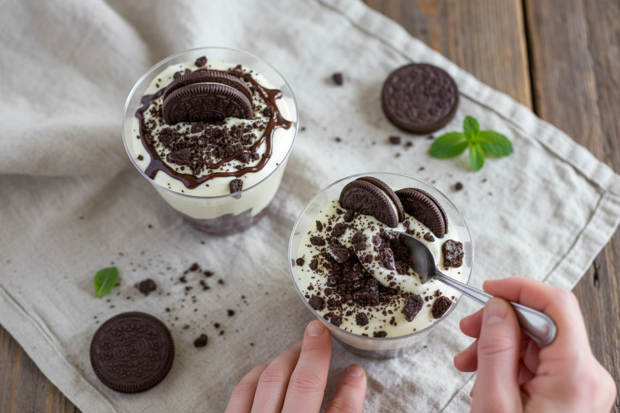 Easy Dirt Cake Parfait Dessert Recipe
