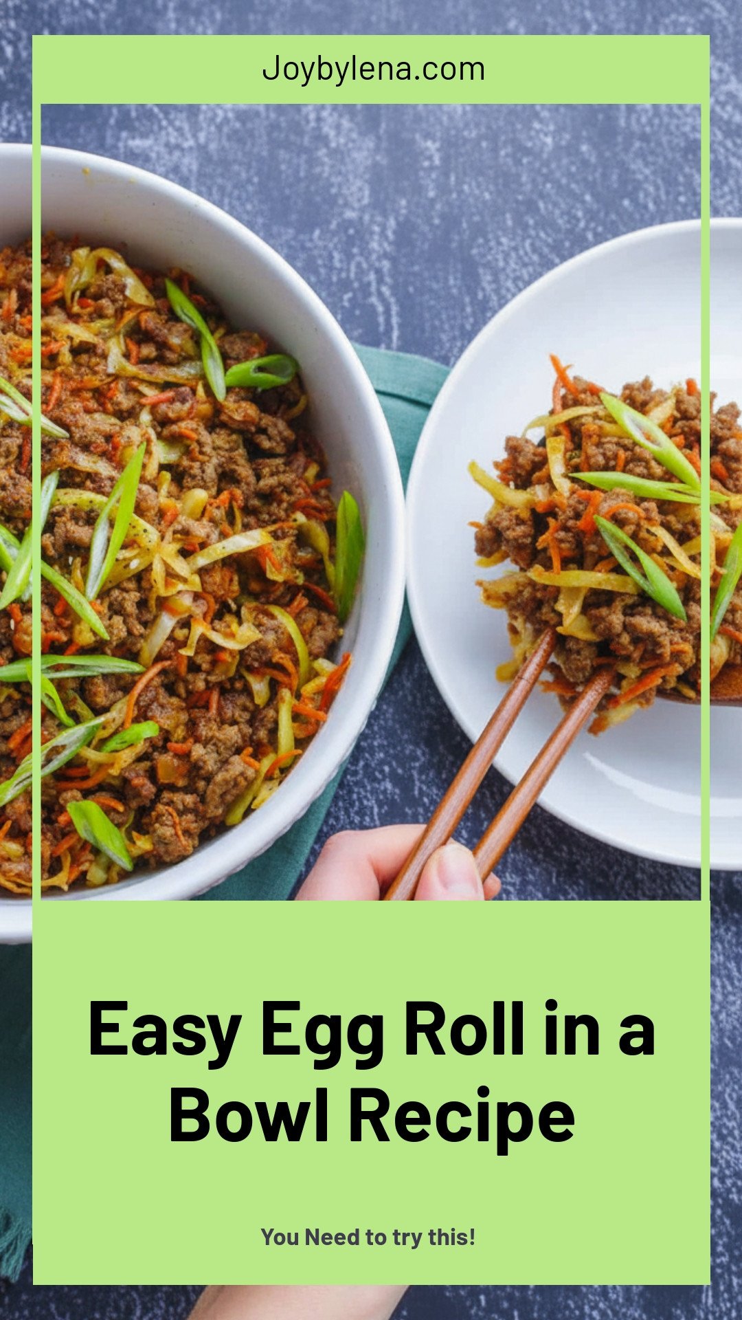 Egg Roll in a Bowl Recipe