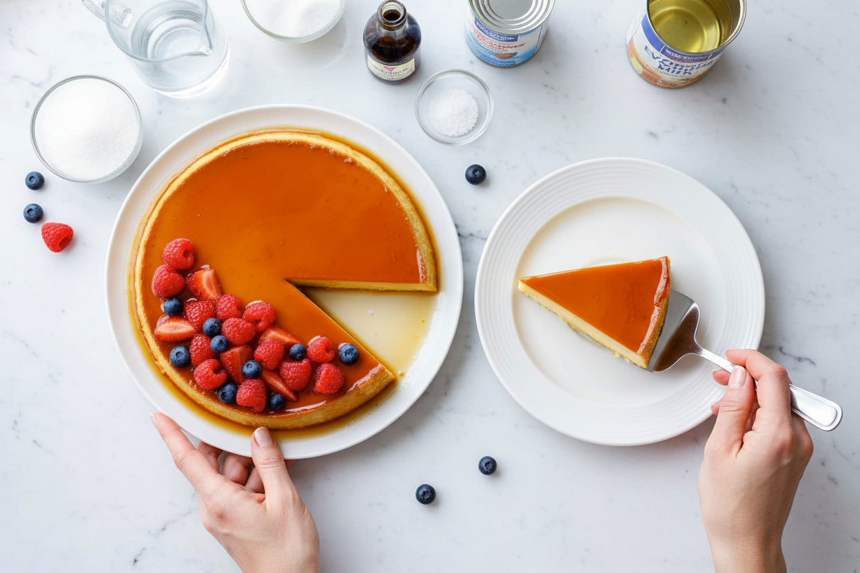 Easy Flan Recipe with Video Tutorial