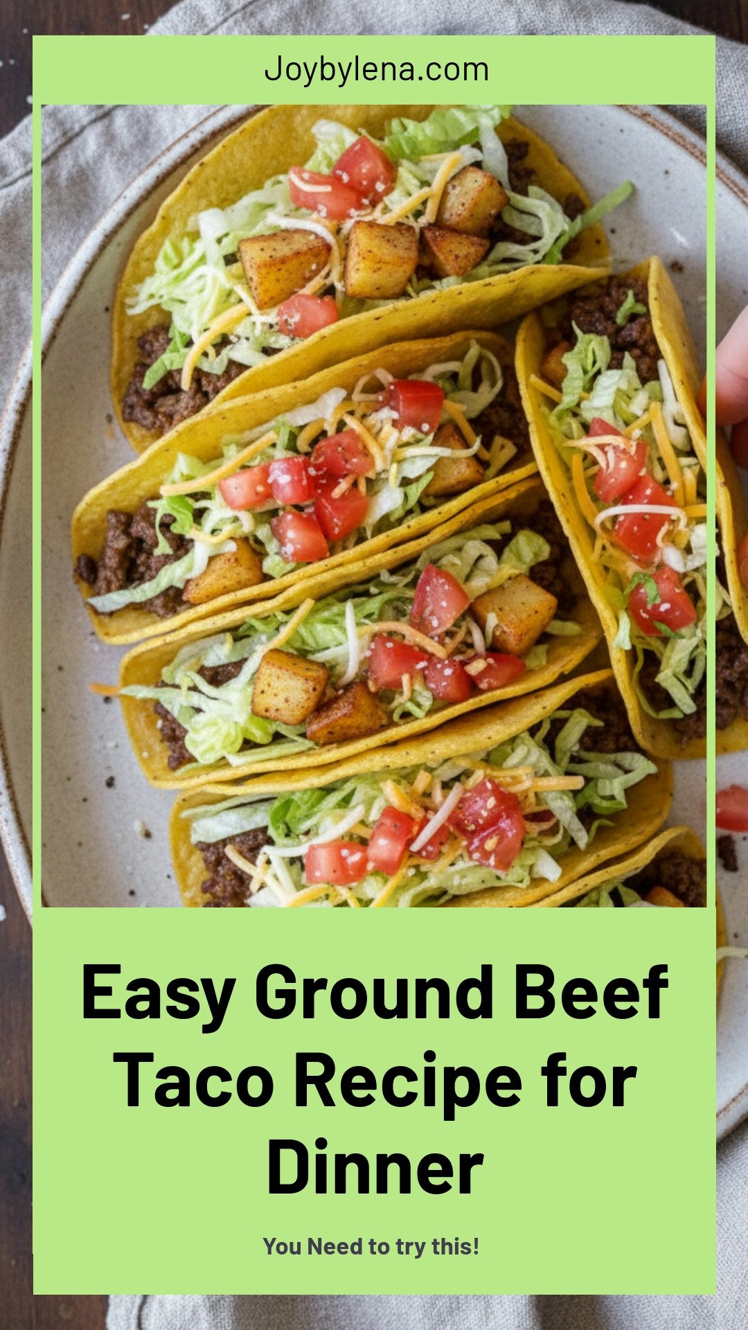 Ground Beef Tacos