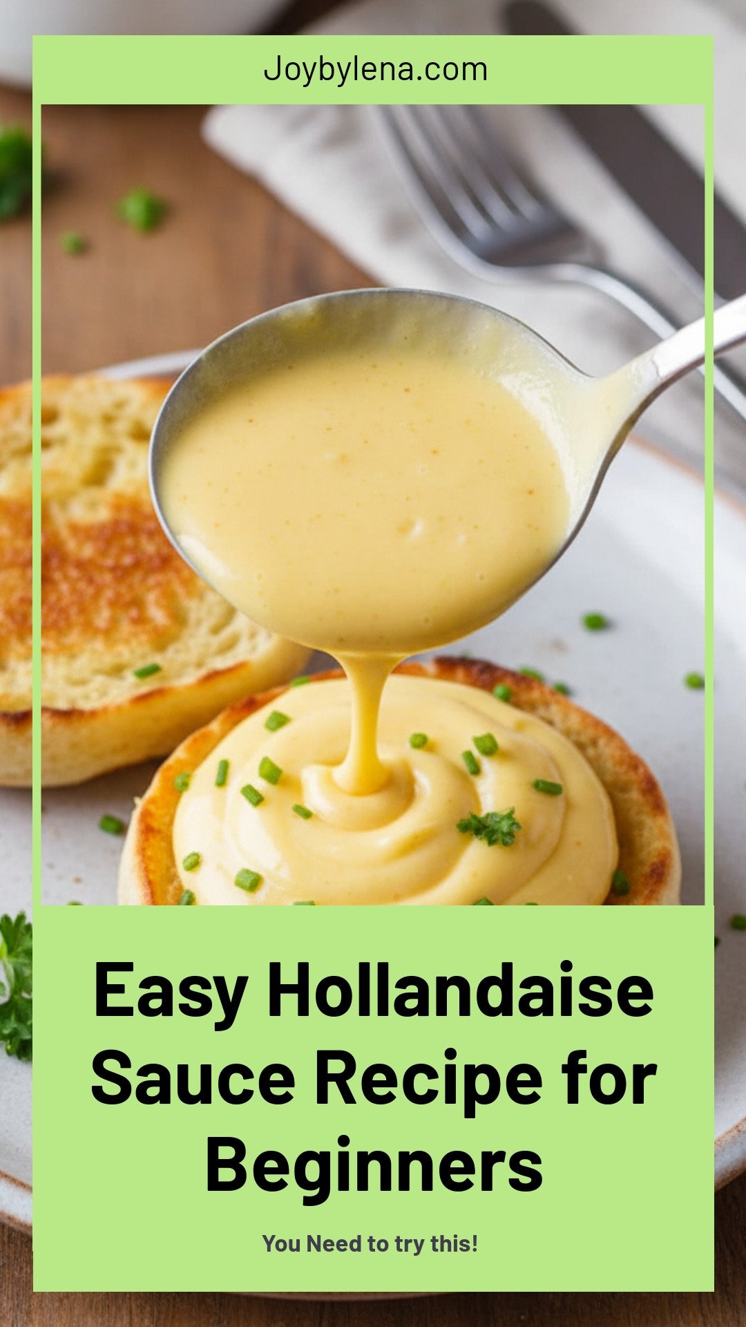 Easy Hollandaise Sauce Recipe