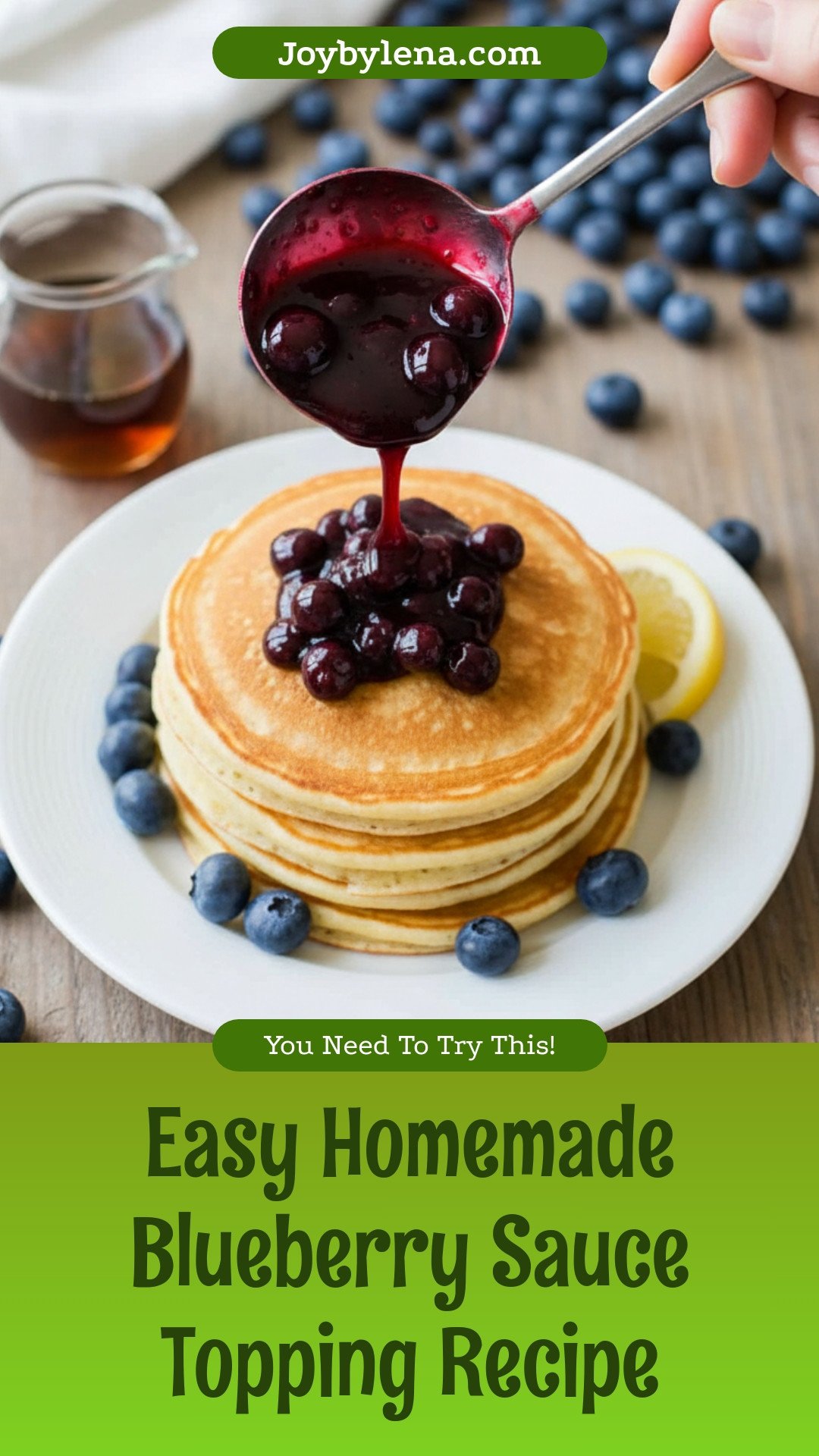 Blueberry Sauce Recipe (Blueberry Topping)