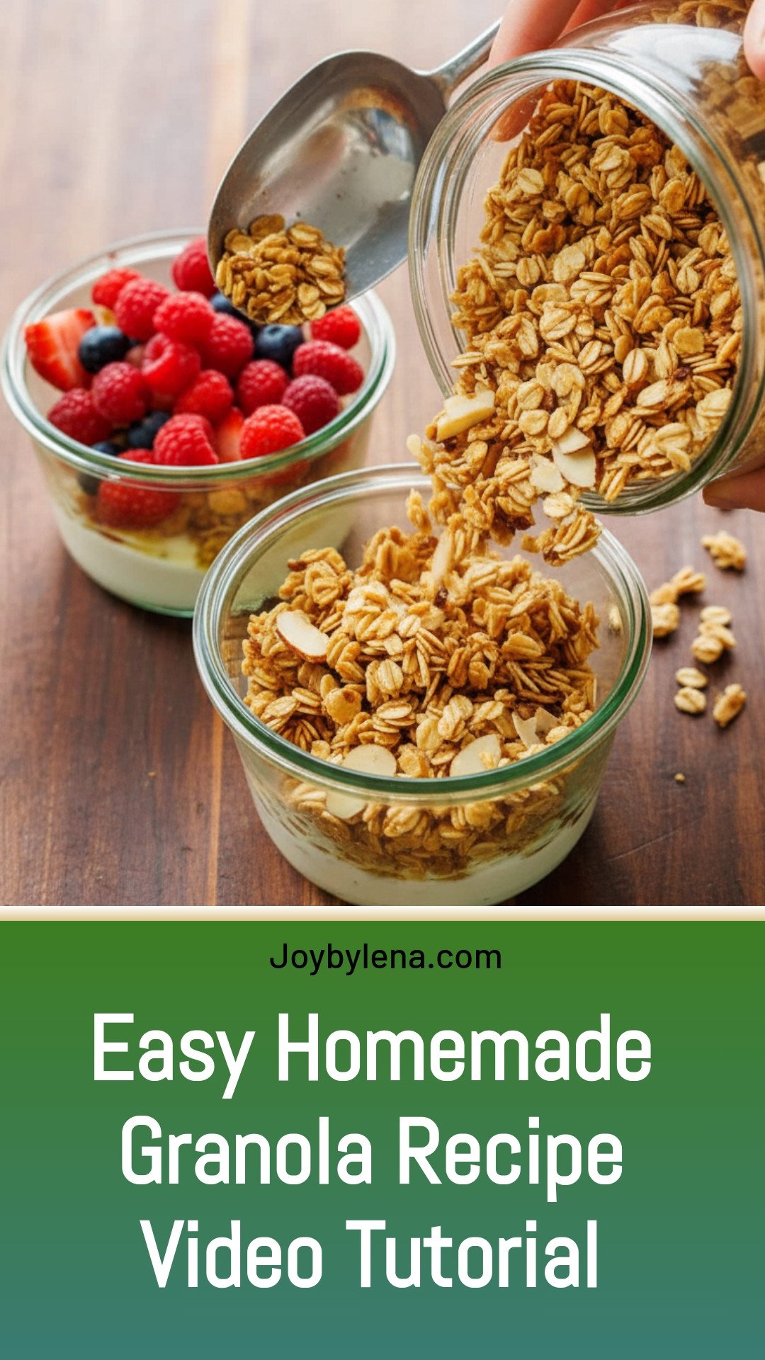 Homemade Granola Recipe (VIDEO)