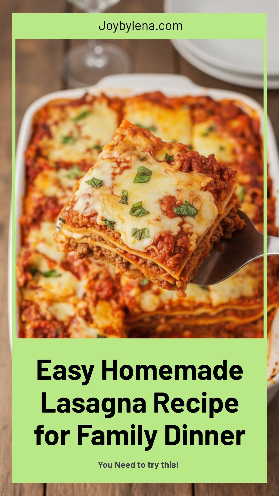 Homemade Lasagna
