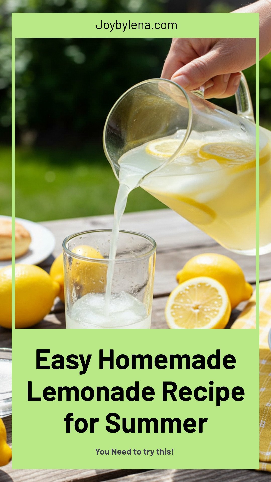 Homemade Lemonade Recipe