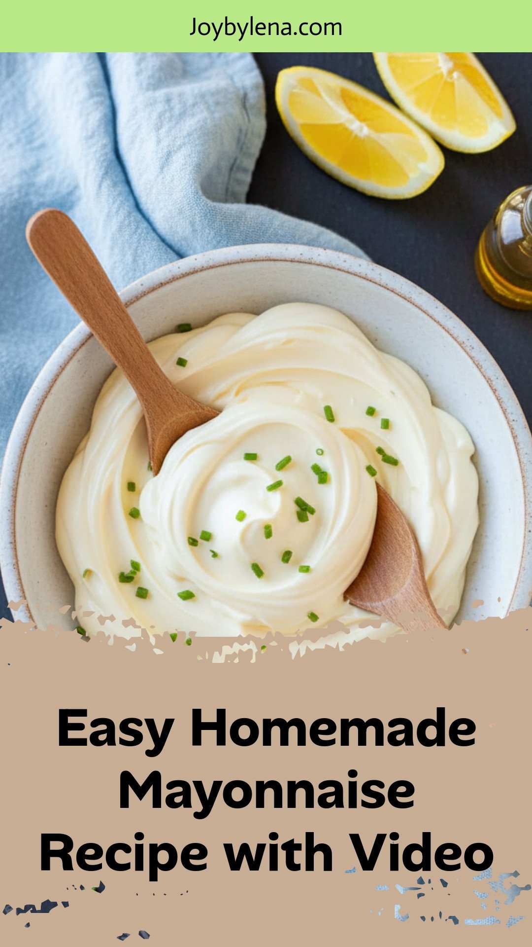 Easy Homemade Mayonnaise (with VIDEO)