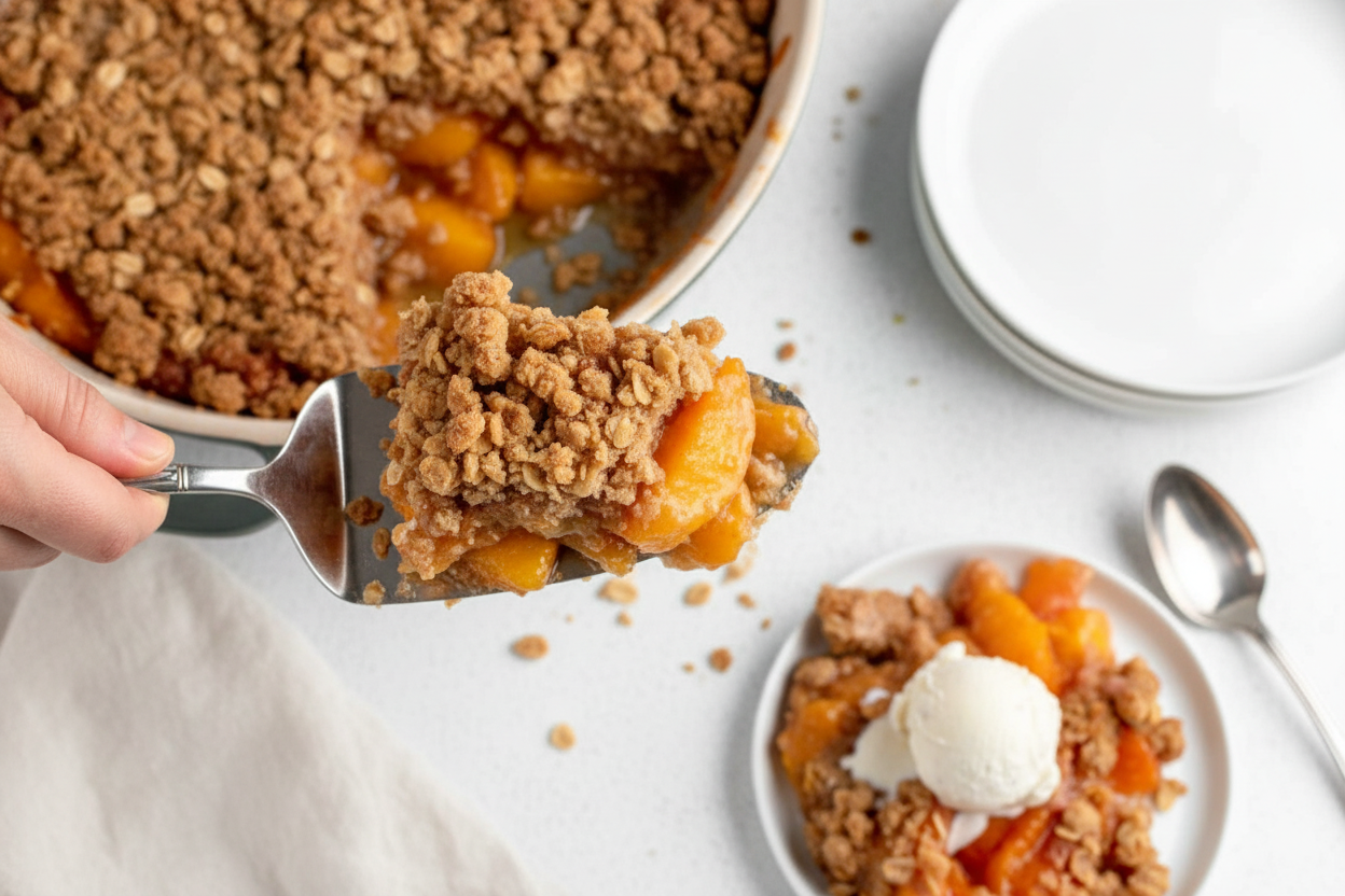 Easy Homemade Peach Crisp Recipe