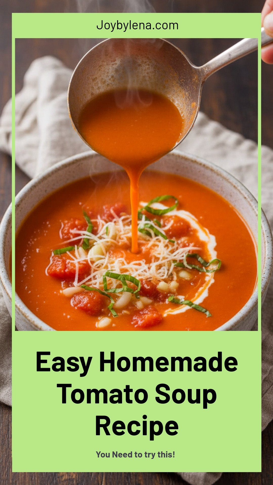 Easy Tomato Soup Recipe