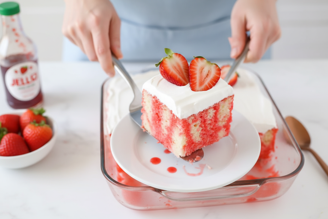 Easy Jello Poke Cake Recipe