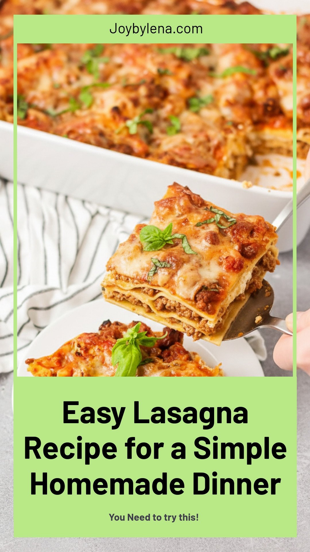 Easy Lasagna Recipe