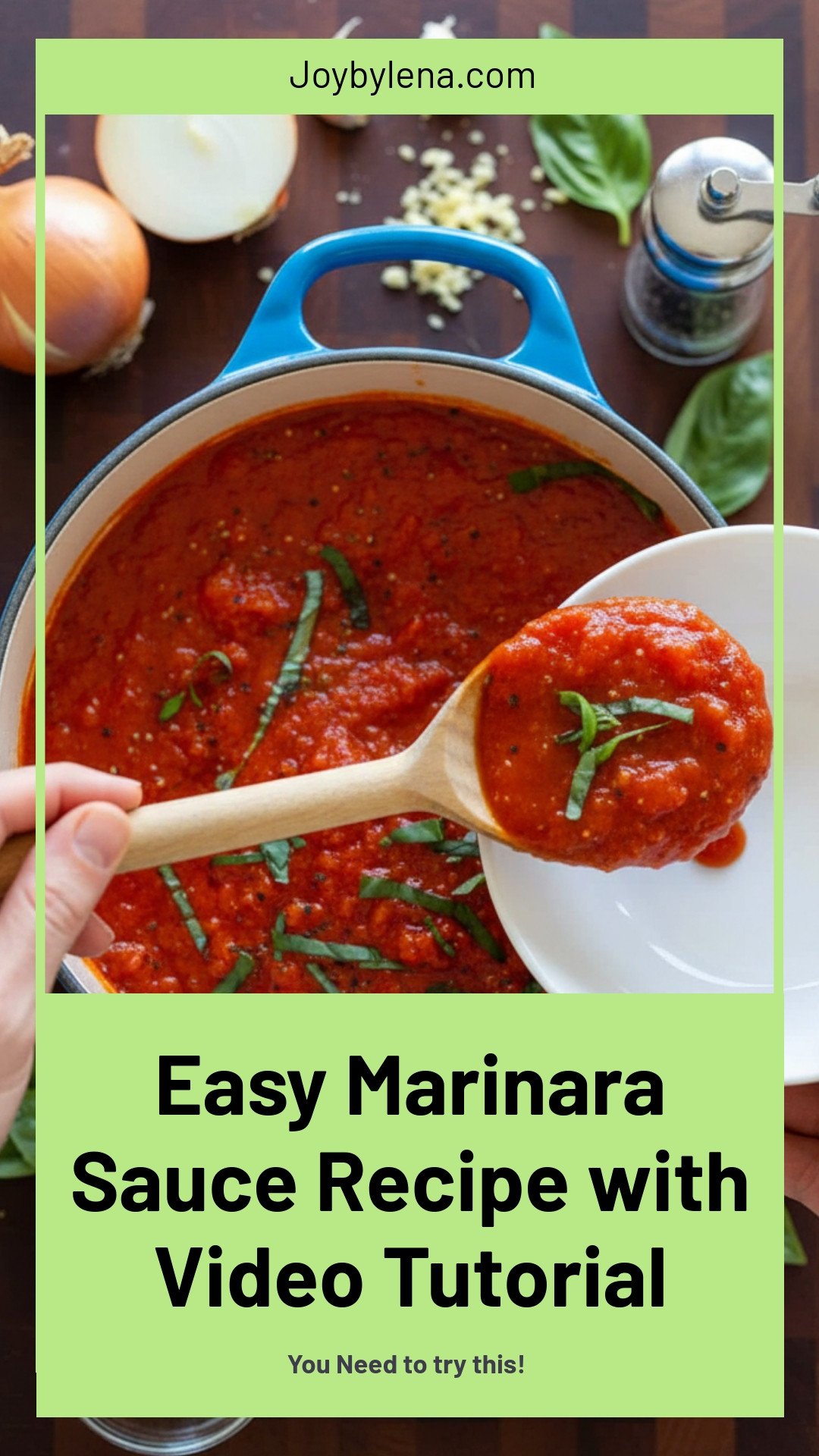 Easy Marinara Sauce (with VIDEO)