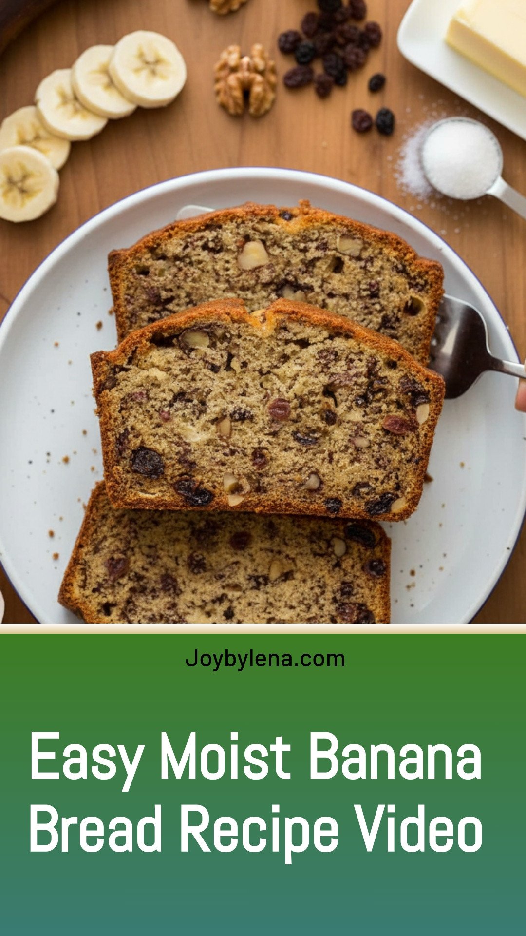 Banana Bread Recipe (VIDEO)