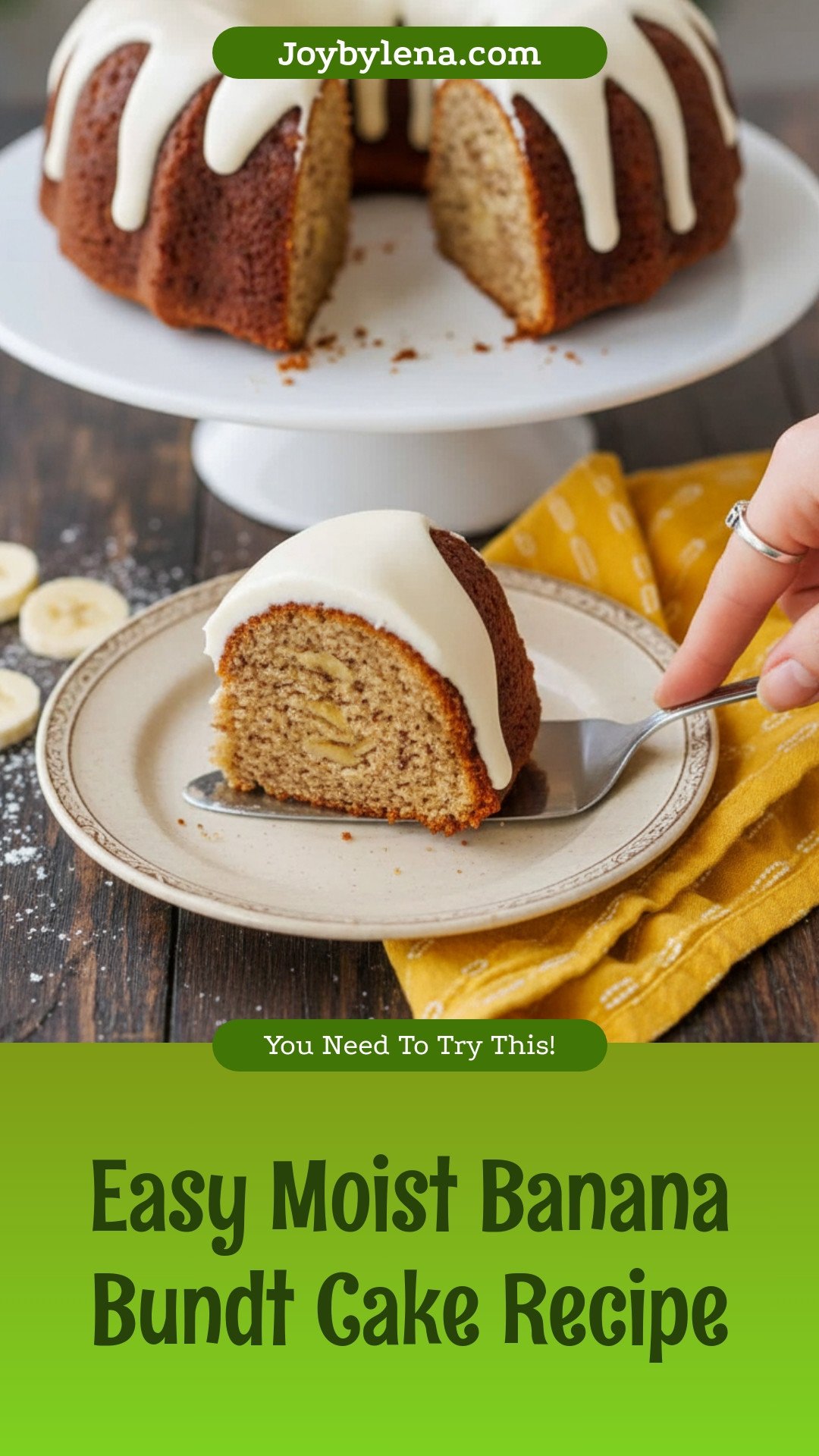 Banana Bundt Cake Recipe