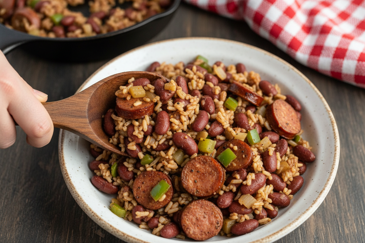Easy One-Pot Red Beans and Rice