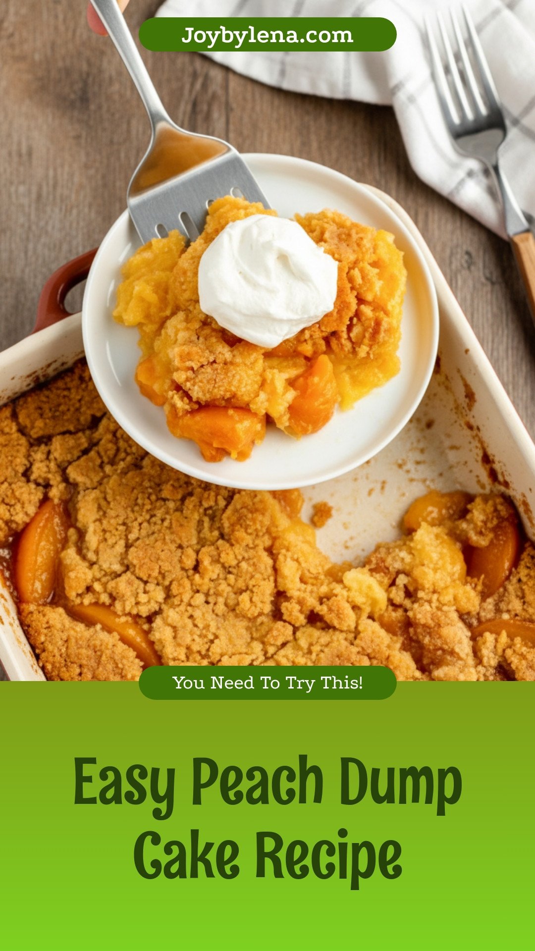 Peach Dump Cake