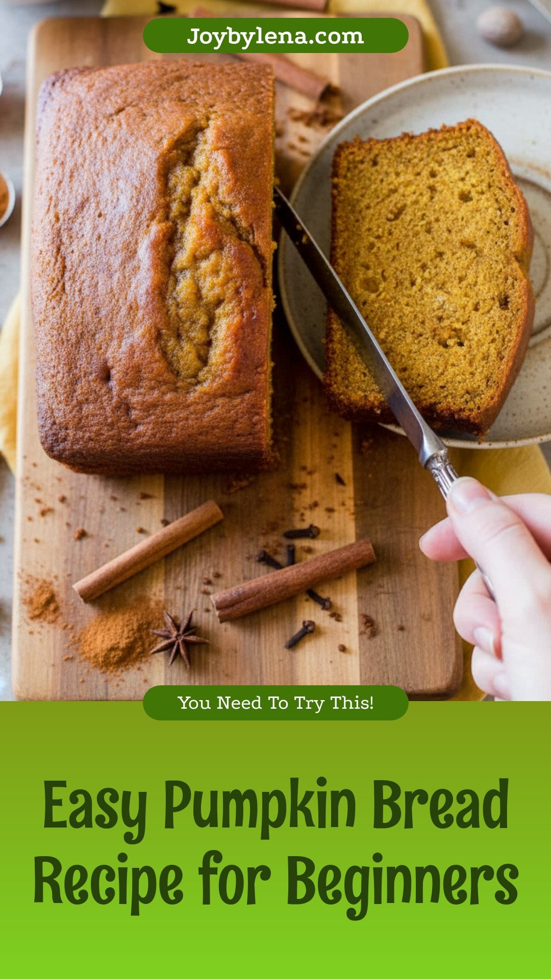 Pumpkin Bread Recipe (So Easy!)