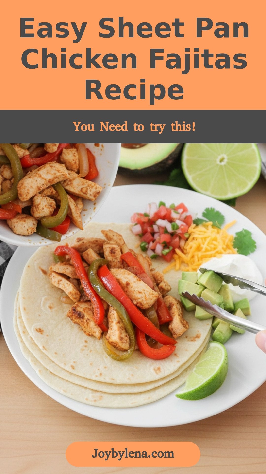 Sheet Pan Chicken Fajitas