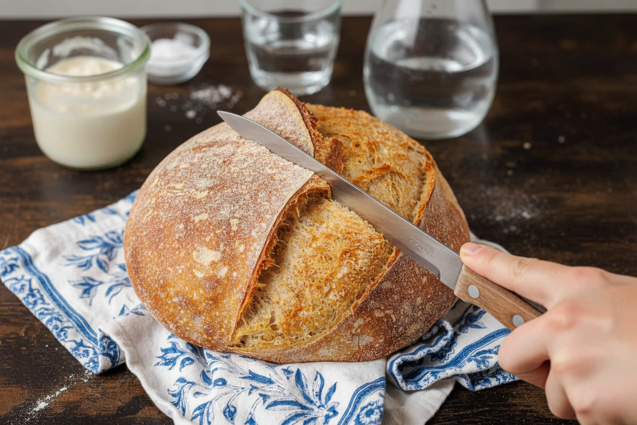 Easy Sourdough Bread Recipe with Video Tutorial