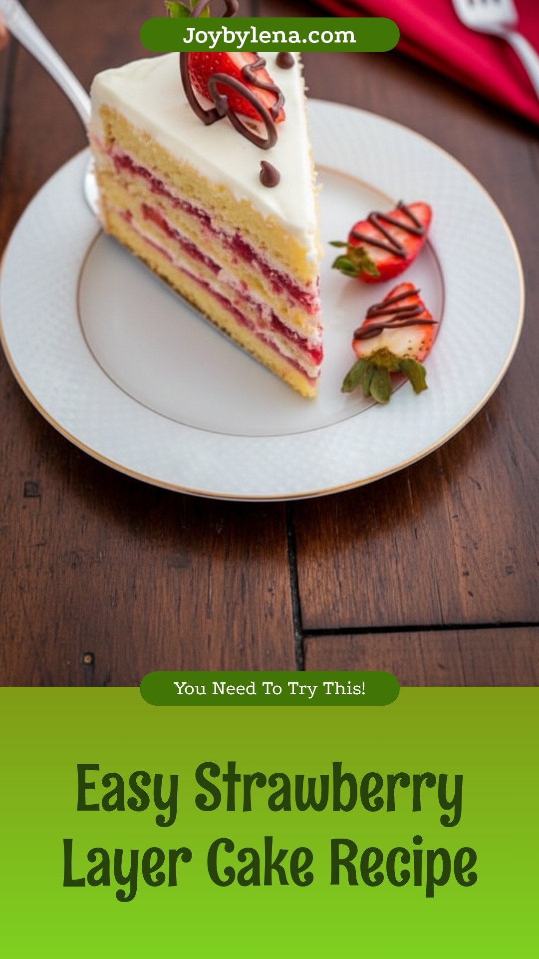 Strawberry Layer Cake Recipe