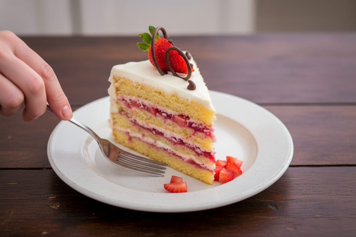 Easy Strawberry Layer Cake Recipe