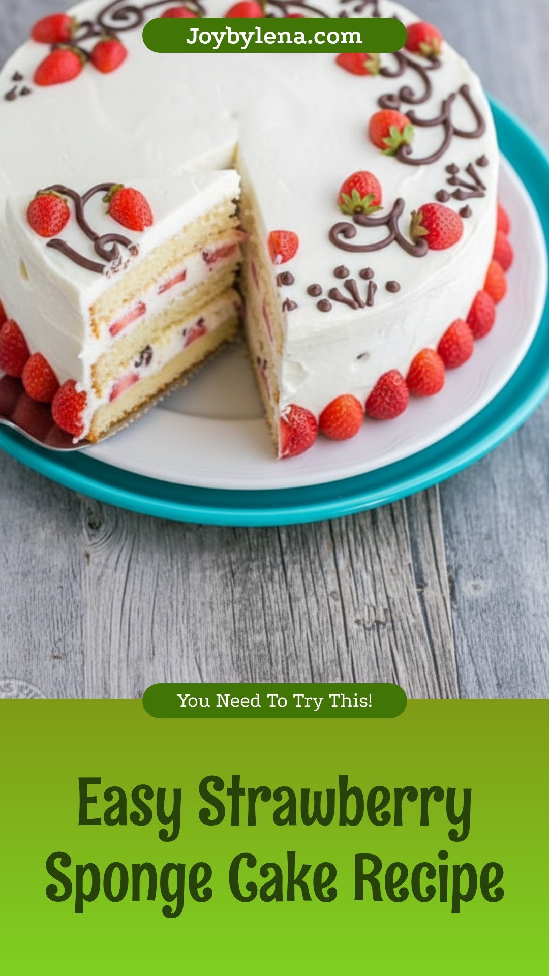 Strawberry Sponge Cake Recipe