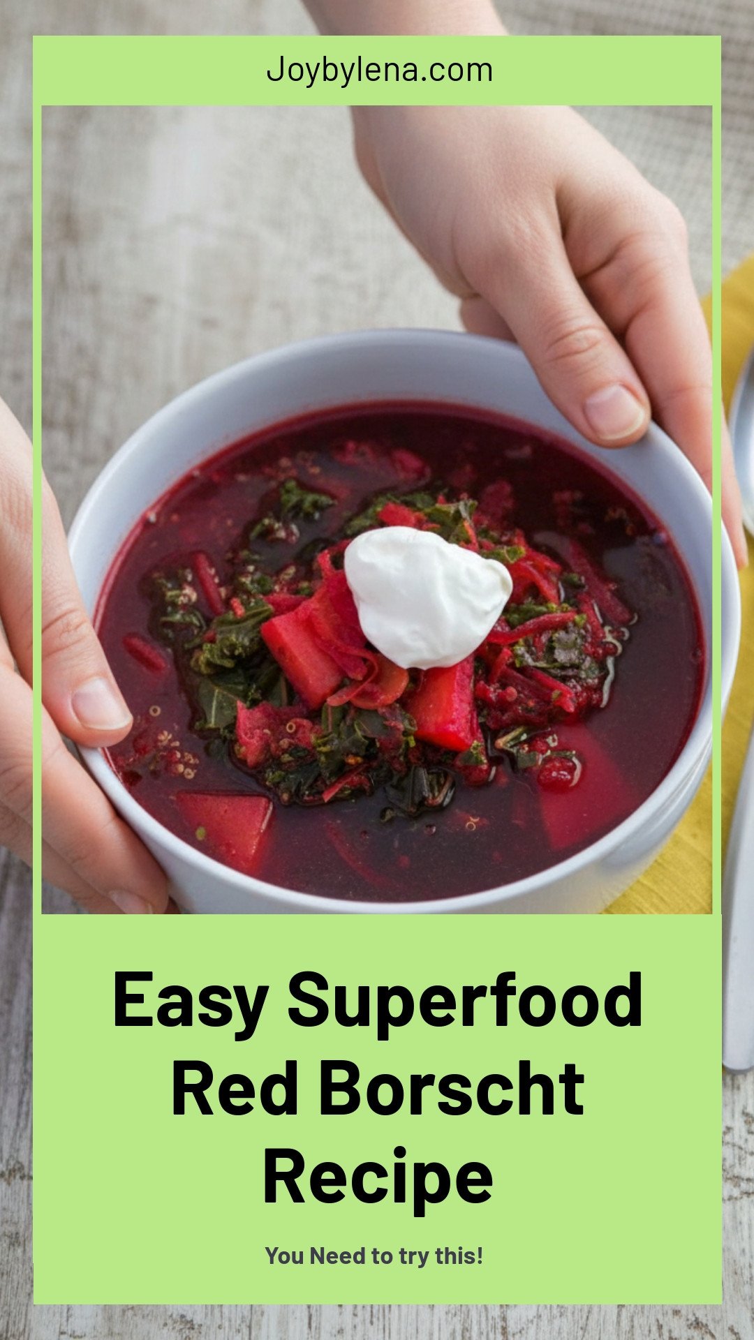 Easy Superfood Red Borsch