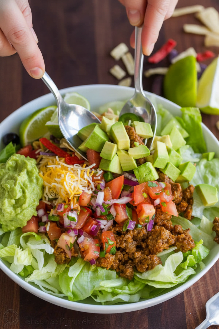 Easy Taco Salad (with VIDEO)