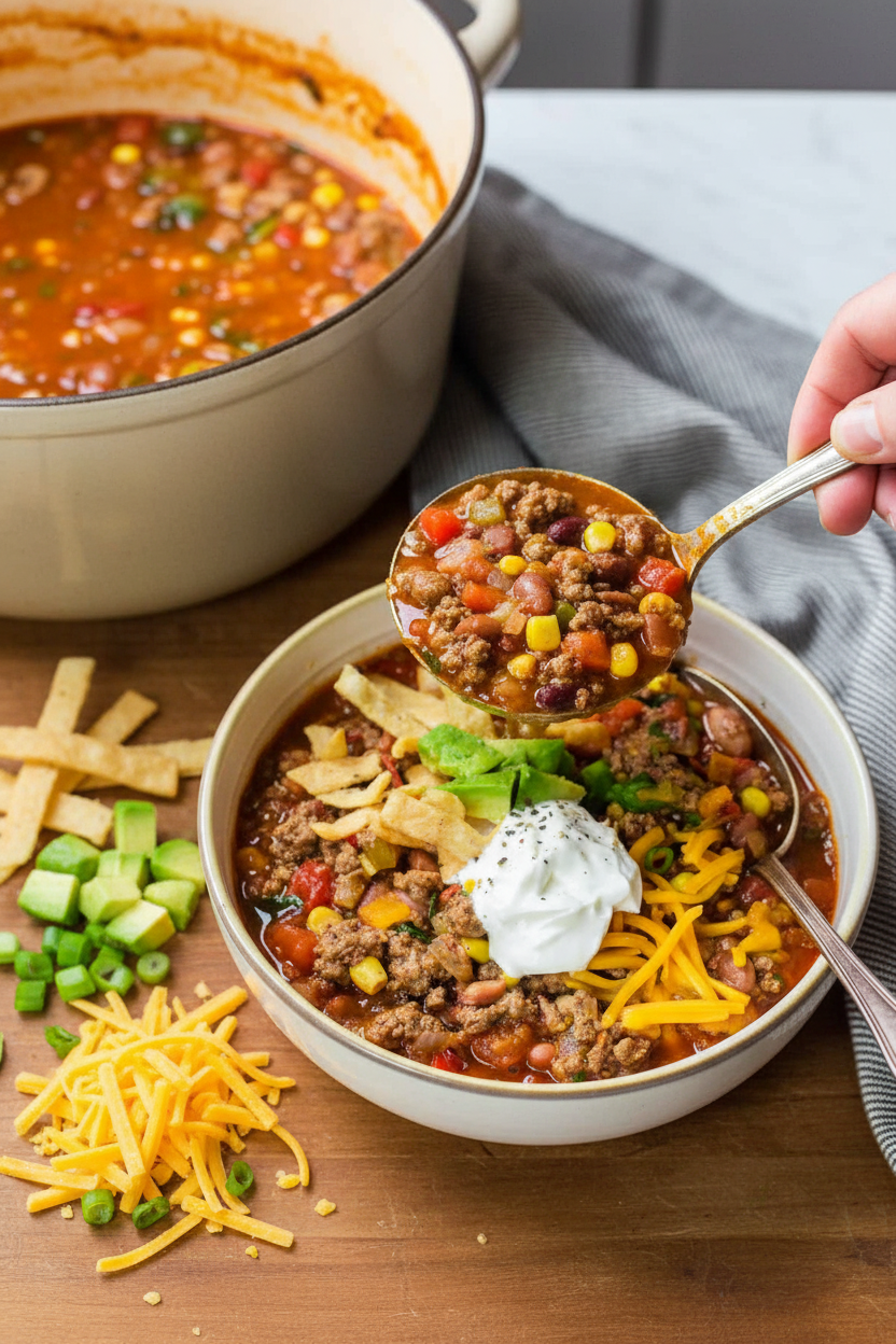 Easy Taco Soup Recipe