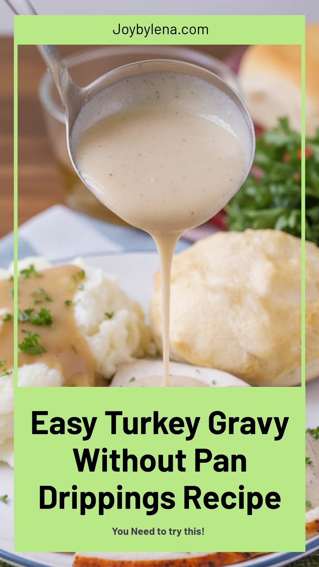 Turkey Gravy Without Drippings