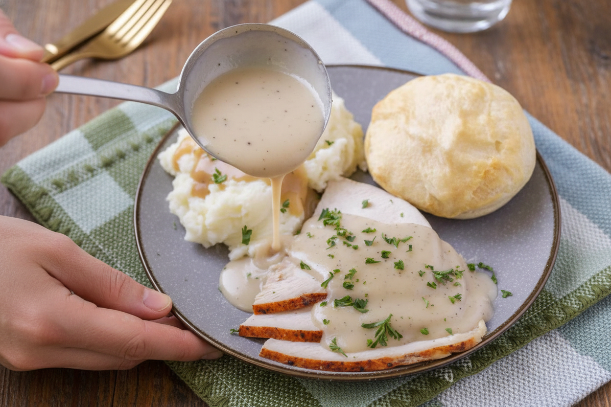 Easy Turkey Gravy Without Pan Drippings Recipe