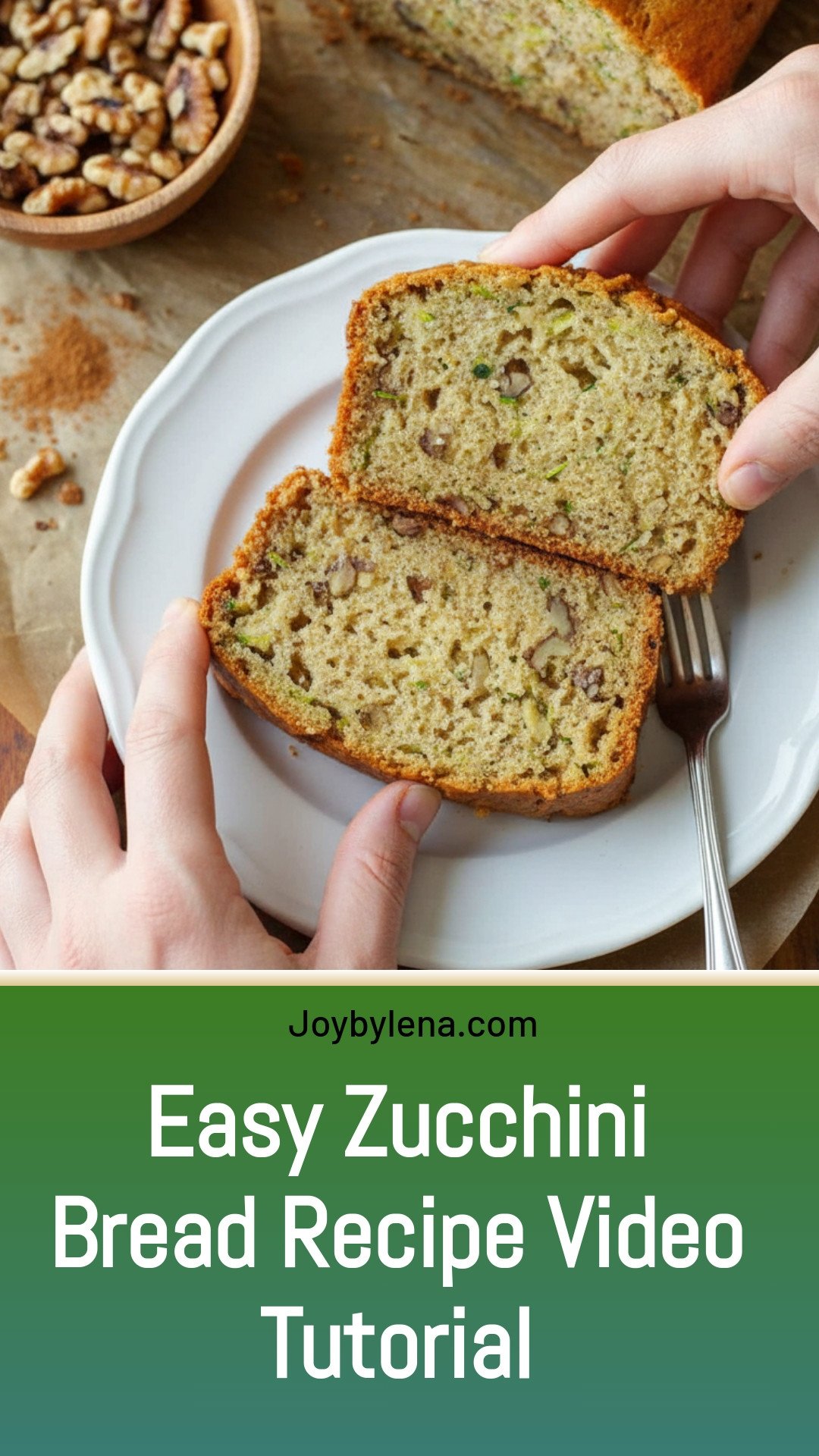 Zucchini Bread Recipe (VIDEO)